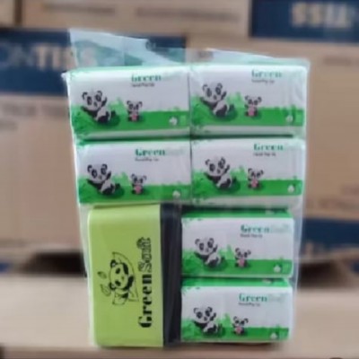 TISU GREENSOFT POPUP 130 SHEETS + BOX FACIAL TISSUE